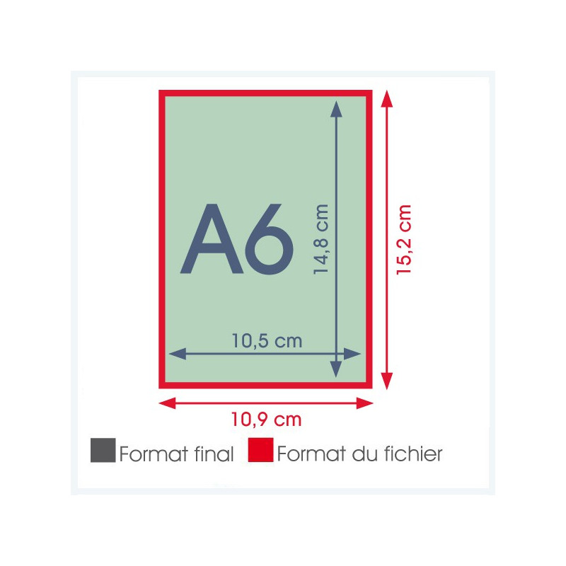 Brochure A6 12 pages 135grs brillant - 250 exemplaires