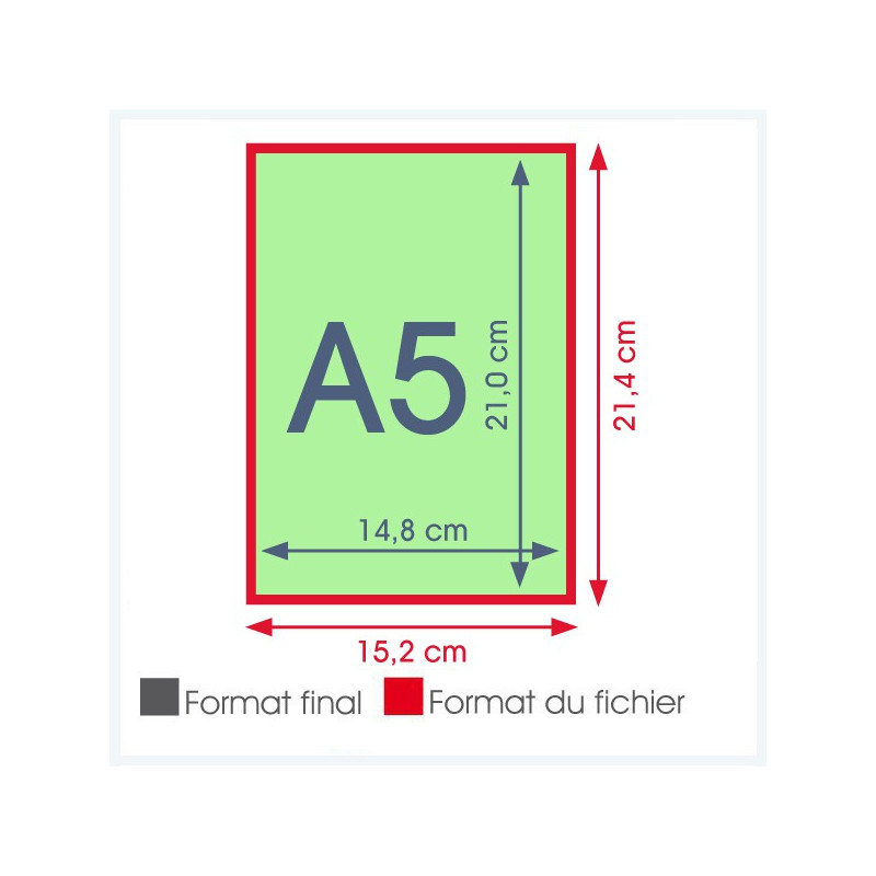 BROCHURE A5 135GRS BRILLANT 8 PAGES - 250 EXEMPLAIRES