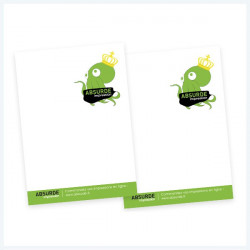 Bloc-notes A6 50 pages - 200 exemplaires
