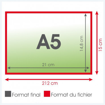 Flyers A5 350grs mat - 250 exemplaires Flyers A5 350grs mat - 250 exemplaires