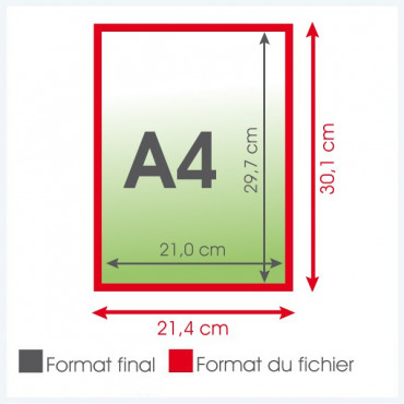 Flyers A4 400grs - 2 500 exemplaires Flyers A4 400grs - 2 500 exemplaires