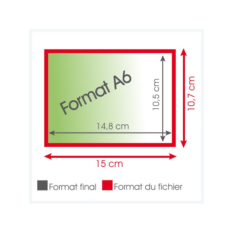 Cartes postales 107x150 mm - 2 500 exemplaires