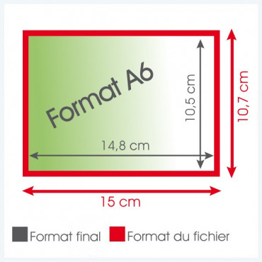 Cartes postales 107x150 mm - 2 500 exemplaires Cartes postales 107x150 mm - 2 500 exemplaires