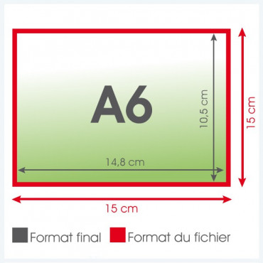 Flyers A6 250grs UV - 1 000 exemplaires Flyers A6 250grs UV - 1 000 exemplaires