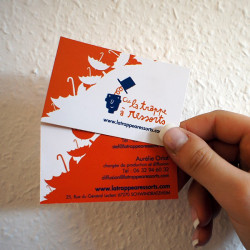 Cartes de visite 350grs mat recto - 2 000 exemplaires