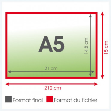 Flyers A5 150grs brillant - 10 000 exemplaires Flyers A5 150grs brillant - 10 000 exemplaires