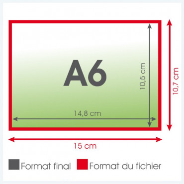 Flyers A6 135grs brillant - 5 000 exemplaires Flyers A6 135grs brillant - 5 000 exemplaires