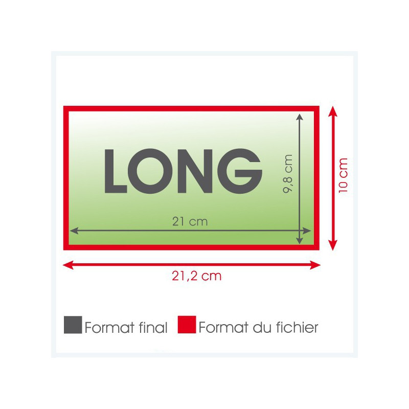 Flyers long 250grs UV - 10 000 exemplaires 