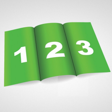 Dépliants 135grs mat long portrait 6 pages - 1 000 exemplaires - pliage portefeuille Dépliants 135grs mat long portrait 6 pages - 1 000 exemplaires - pliage portefeuille
