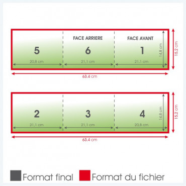 Dépliants A5 paysage 135grs brillant 6 pages - 1 000 exemplaires Dépliants A5 paysage 135grs brillant 6 pages - 1 000 exemplaires