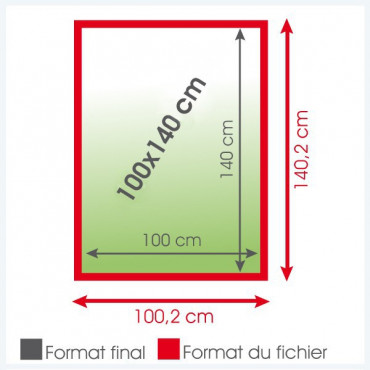 Affiches 100x140cm 100grs brillant - 100 exemplaires Affiches 100x140cm 100grs brillant - 100 exemplaires