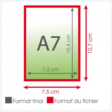 Flyers A7 135grs brillant - 1 000 exemplaires Flyers A7 135grs brillant - 1 000 exemplaires
